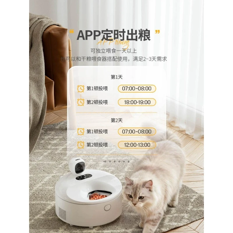 Pet Feeders - 스마트 자동 고양이 습식 사료 급식기,