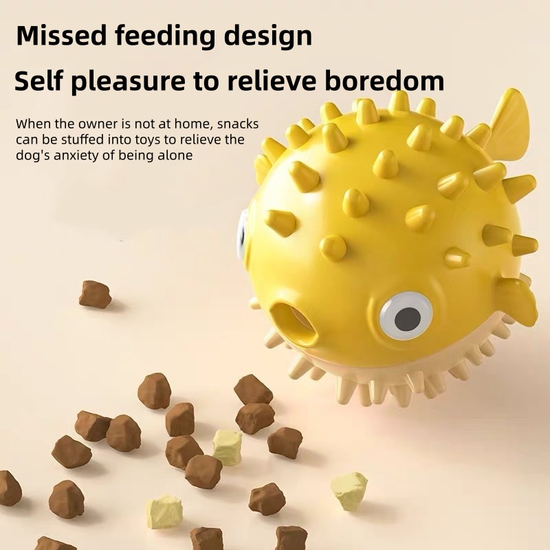 반응형으로 작동하는, 물고기 모양의 간식 자동 분배 장 - Dog Puzzle Feeder Toy 리뷰 및 가격