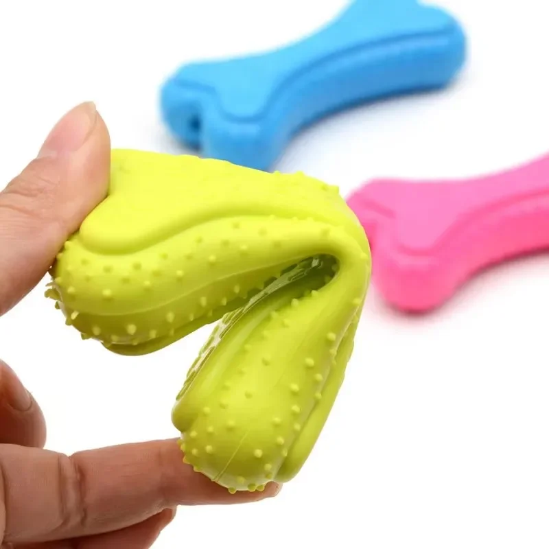 내구성이 뛰어난 스파이크형 고무 뼈 모양의 강아지 씹는 - Teeth Cleaning Dog Chew Bone 리뷰 및 가격