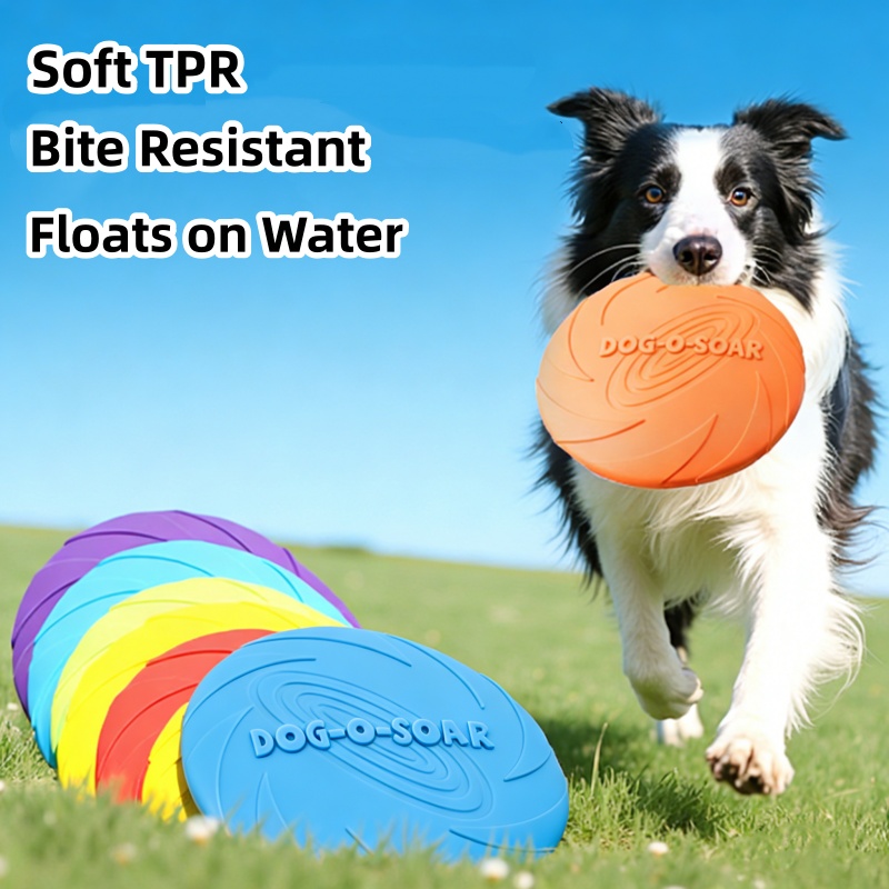 물림 방지 플라잉 디스크 장난감, 다기능 애완견 훈련용 - Flying Disc Dog Training Toy 리뷰 및 가격