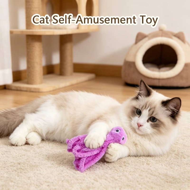 귀여운 문어 모양의 고양이 장난감, 씹어도 잘 찢어지지 - Interactive Squeaky Plush Dog Toy 리뷰 및 가격