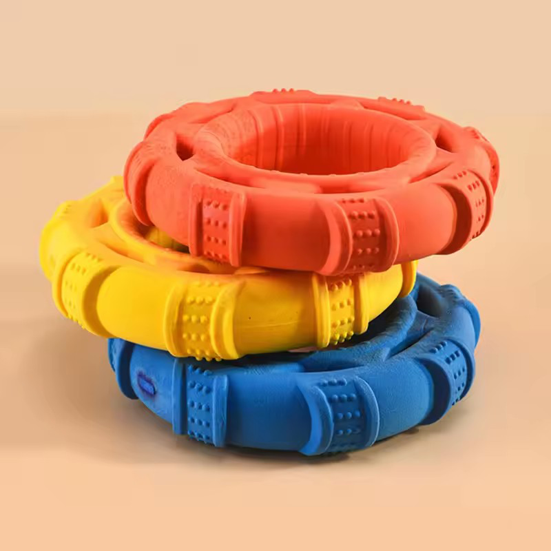 내구성이 뛰어난 TPR 소재의 풀링 디스크, 가볍고 부 - Flying Disc Dog Training Toy 리뷰 및 가격