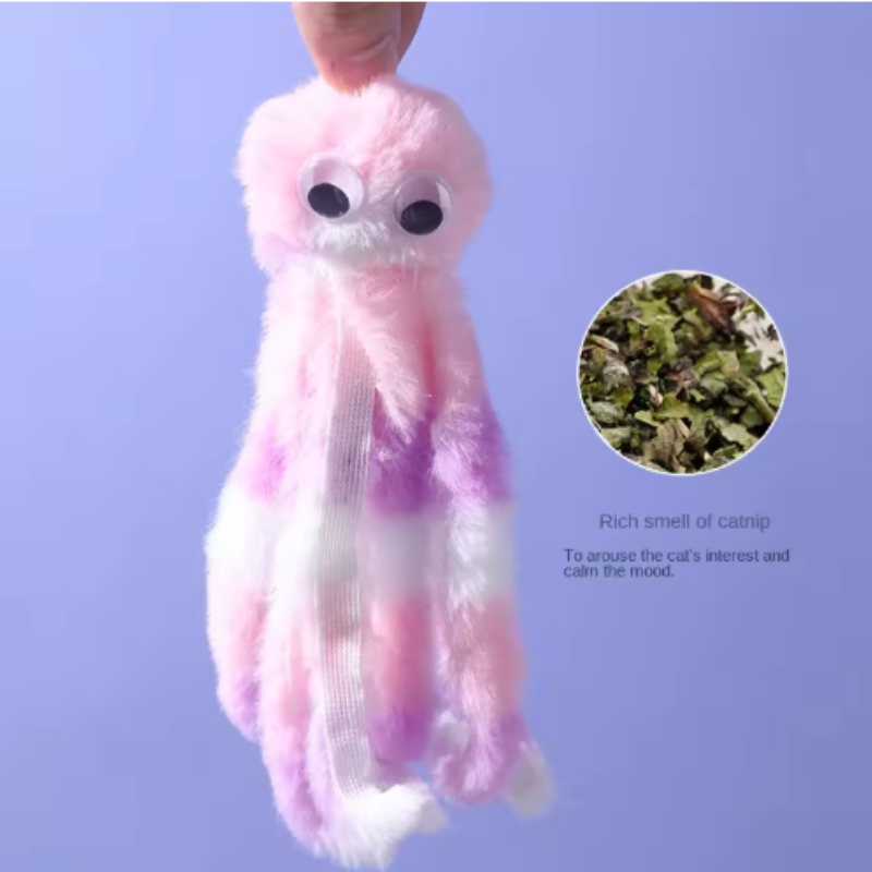 애완 동물 플러시 장난감 고양이 캣닙 문어 모양 장난감 - Interactive Squeaky Plush Dog Toy 리뷰 및 가격